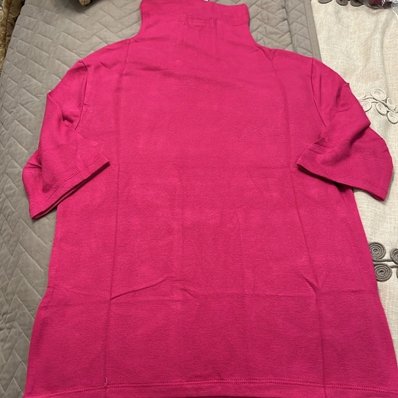 Banana Republic Soft Luxe Berry Turtleneck Top/NWT/S - Picture 10 of 12